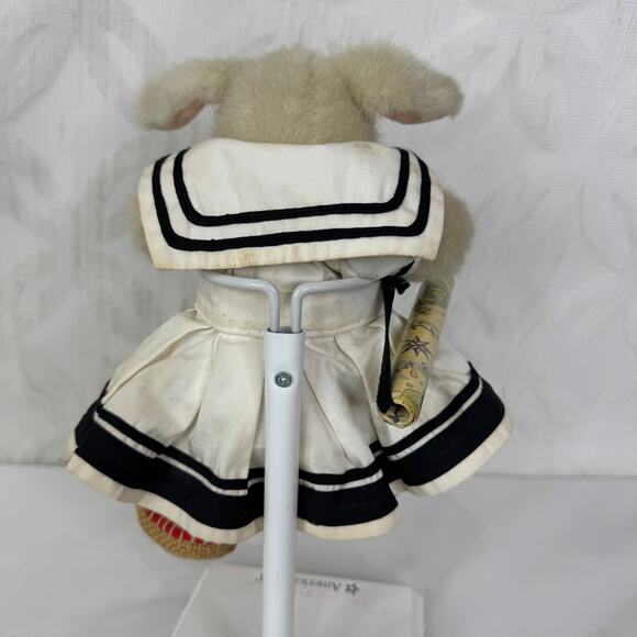 VTG 1990 Hoppy VanderHare All Paws On Deck Sailor Rabbit Muffy With Map - Picture 7 of 10